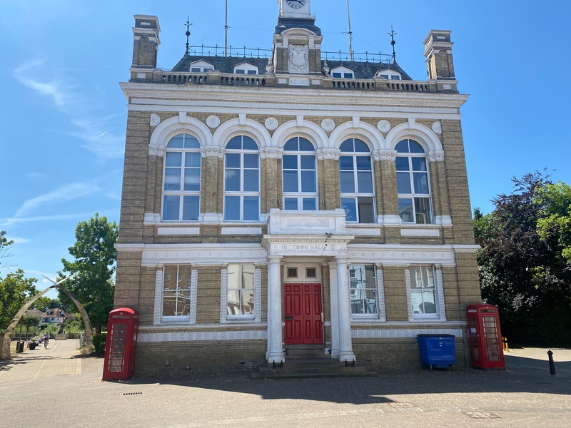 An image of Staines town hall.